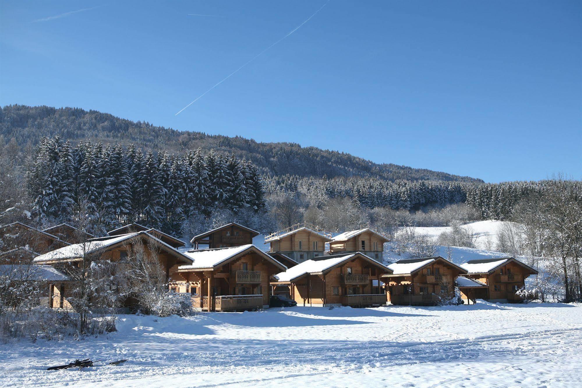 Residence Nemea Les Chalets Du Bois De Champelle Morillon Εξωτερικό φωτογραφία